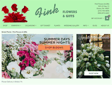 Tablet Screenshot of finkflowers.com